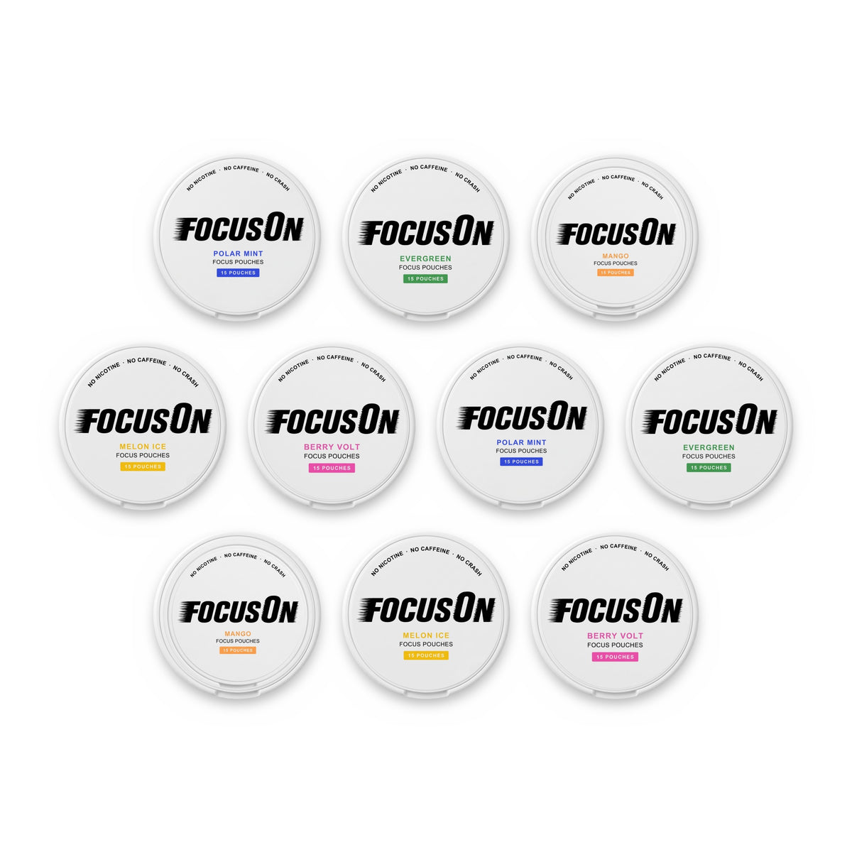 FocusOn Pouches 10 Can Pack