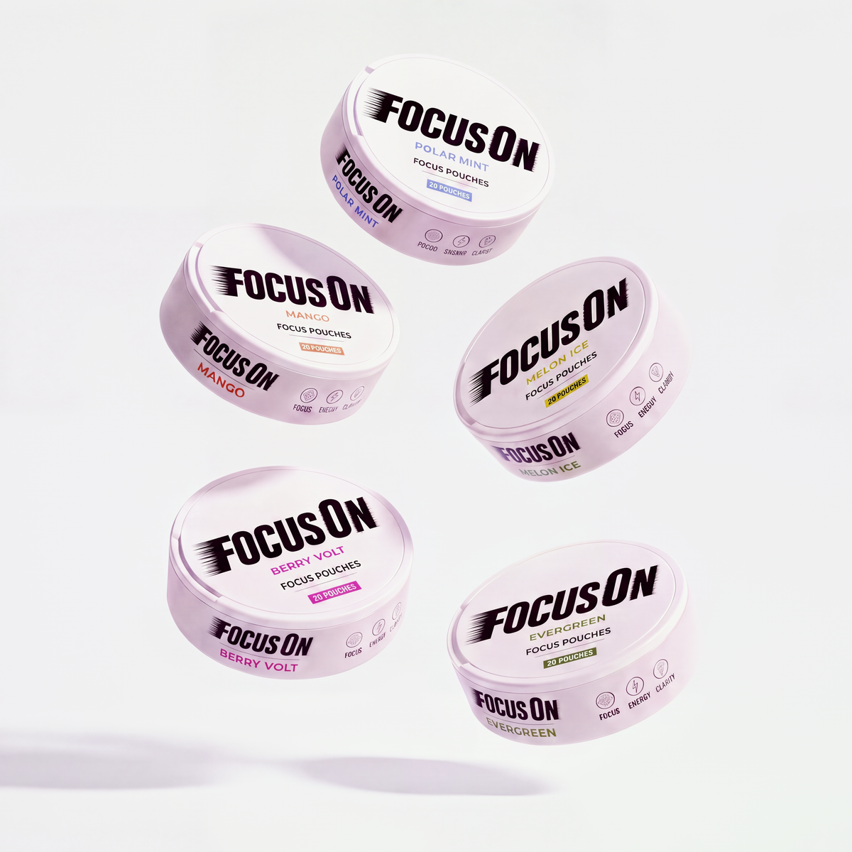 FocusOn — Variety Pack (All 5 Flavors)